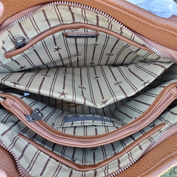 Montana West Signature Monogram Fringe Tote - Picture 7 of 7